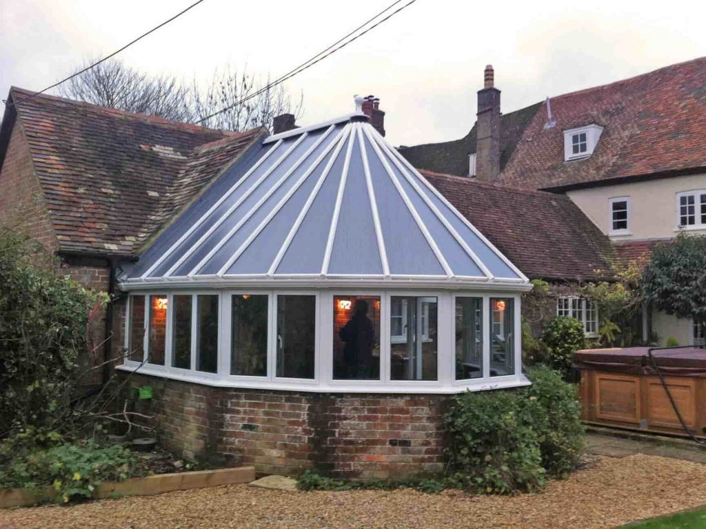 Bespoke white uPVC conservatory project